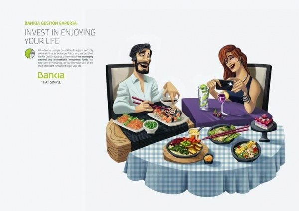 Bankia's ad example