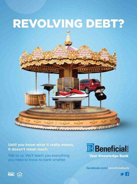 beneficial bank revolving debt