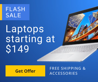 Blue Laptop Flash Sales 