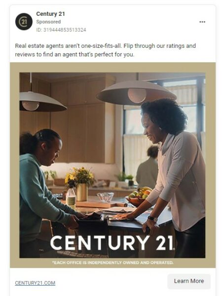century 21 real estate ad