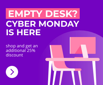 Cyber Monday Empty Desk Discount