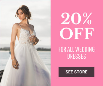 Discount on All Wedding Dresses 