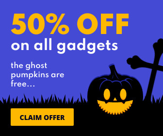 Gadget Sale with Free Ghost Pumpkins