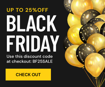 Gold Balloon Black Friday Discount