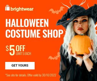 halloween ad template witch