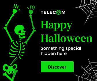 Happy Special Halloween with Green Skeleton