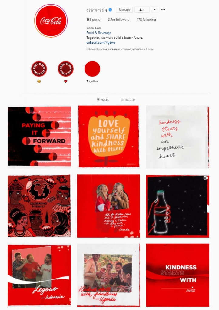 instagram feed ideas campaign theme