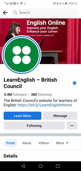 learn english british council facebook cover