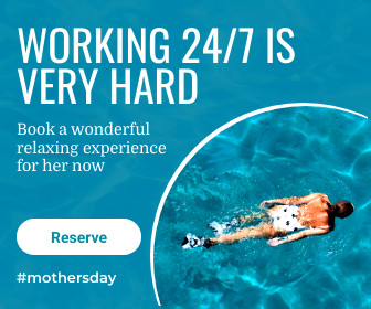 Mother's Day Spa Working as Mom