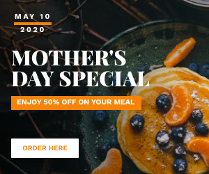 Mother's Day Special Meal Promo