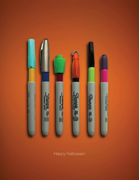 sharpie halloween ad