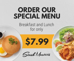 Special Menu Breakfast and Lunch