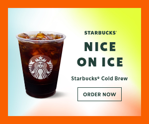 Starbucks display ad