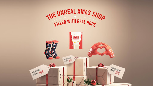 The Unreal Xmas Shop ad 