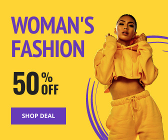 Yellow Purple Woman's Fashion Deal 