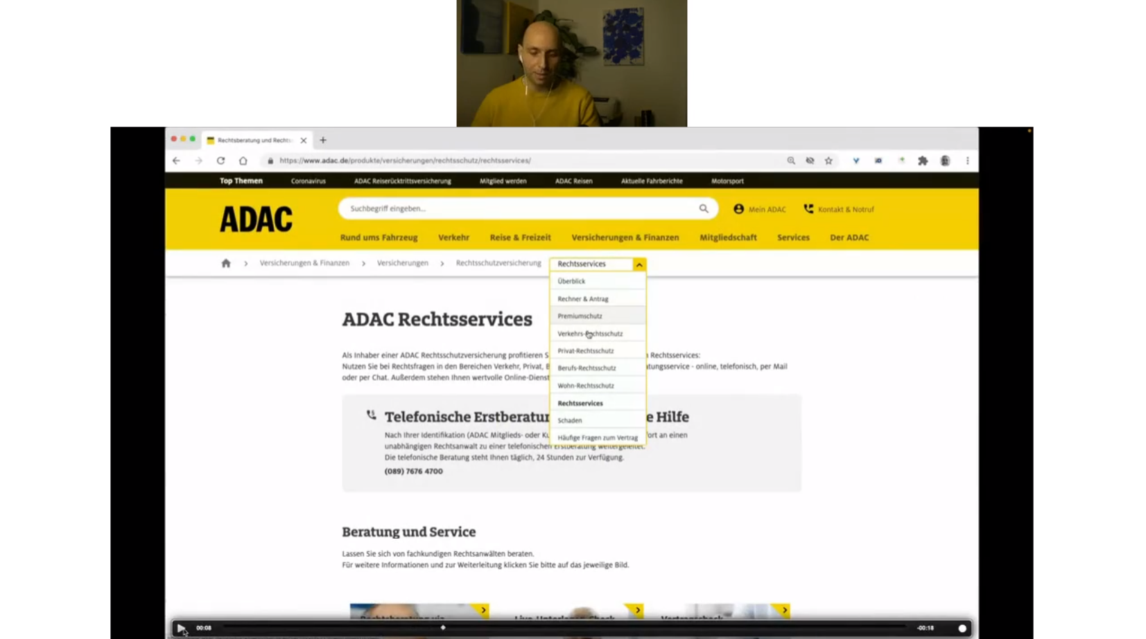 ADAC Germany website