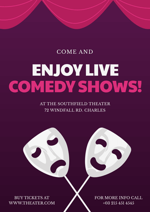 Comedy Show Poster Example