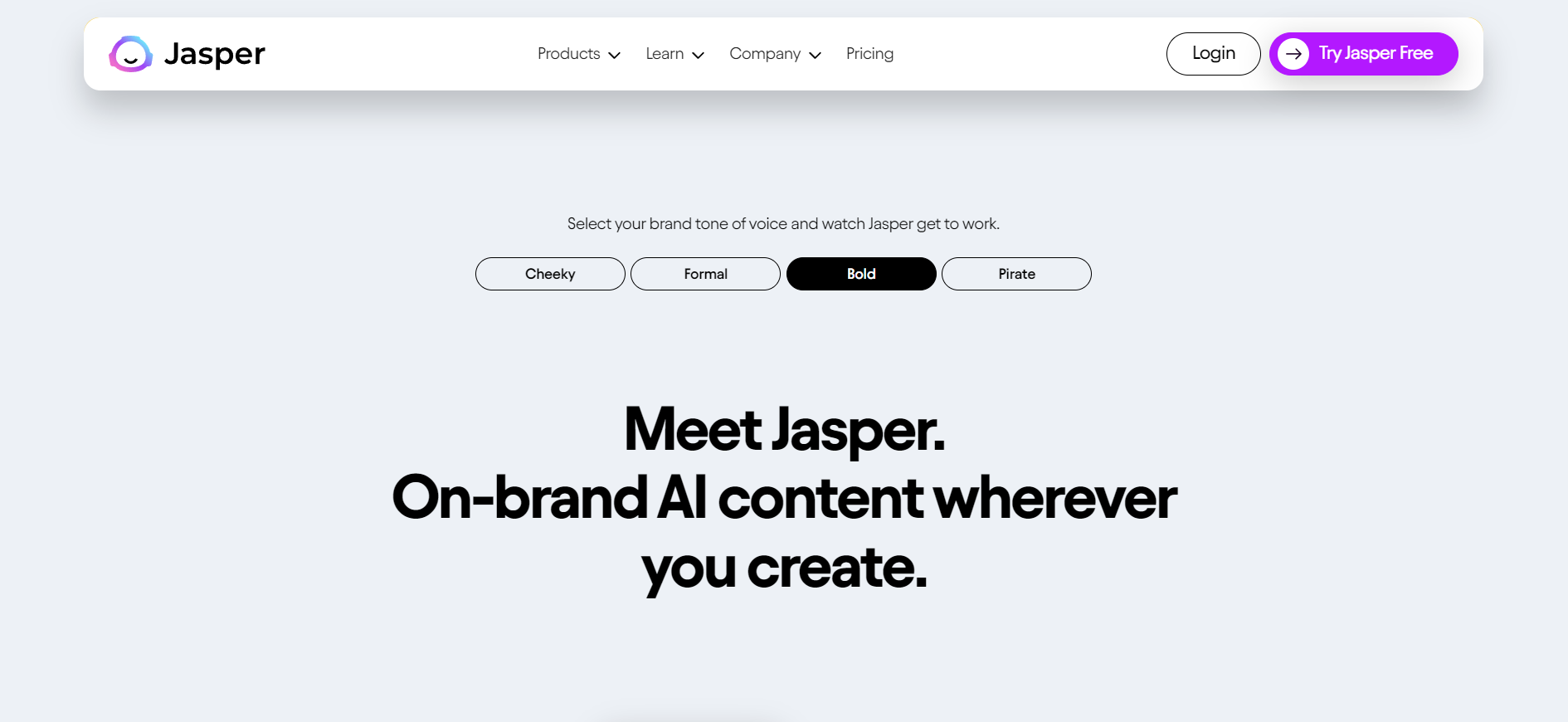 Jasper AI content writing tools