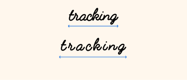 kerning tracking