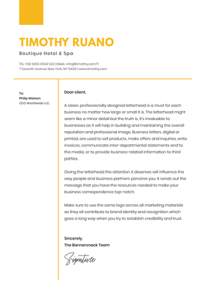 Timothy Ruano Cover Letter